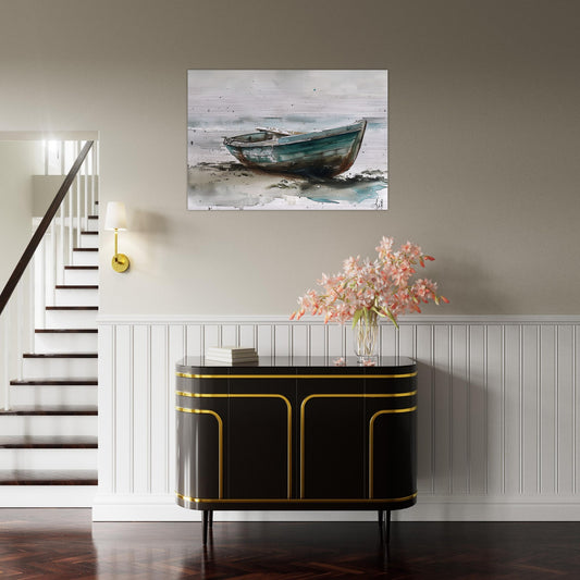 Solitary Voyage - Fine arts-print-on-aluminum