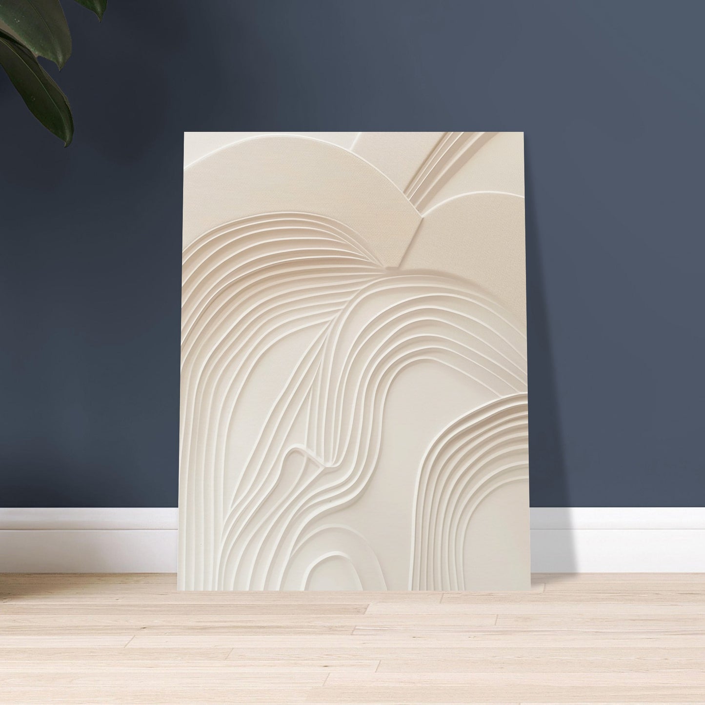 Sculptural Serenity - Abstract wall art-poster