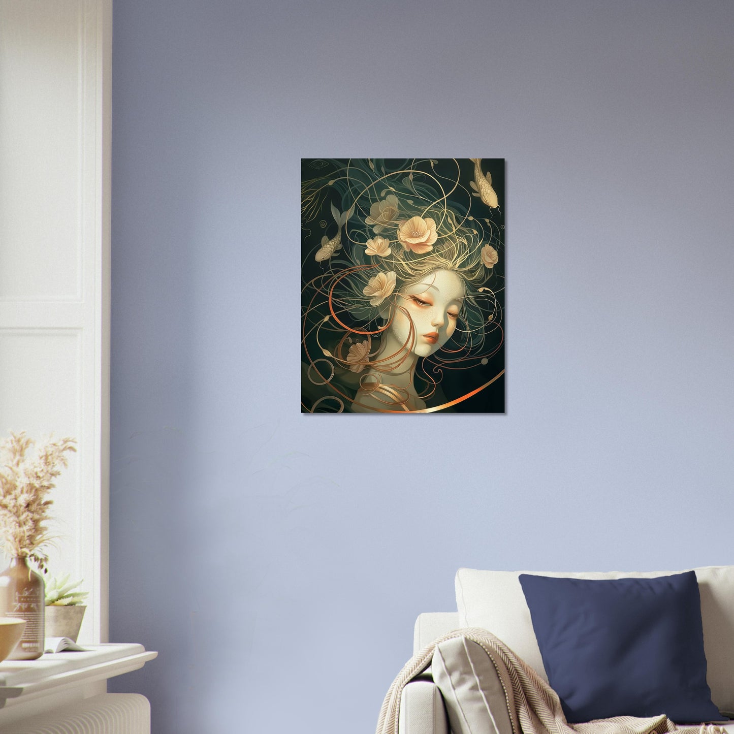 Aquatic Reverie - Abstract Wall Art-poster