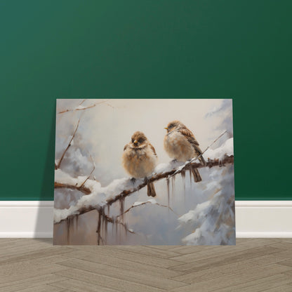 Winter Whispers - Nature Art-poster