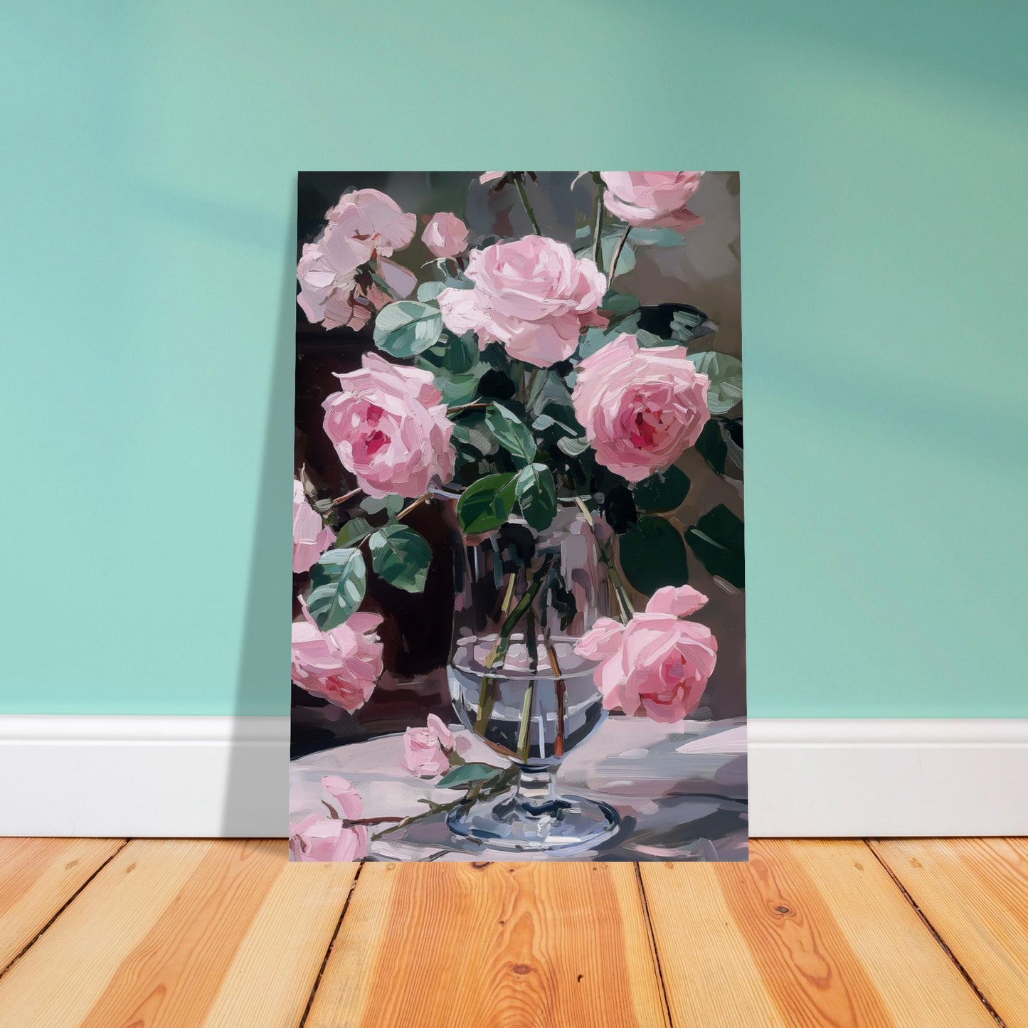 Ephemeral Blooms in Repose - Floral Art-poster