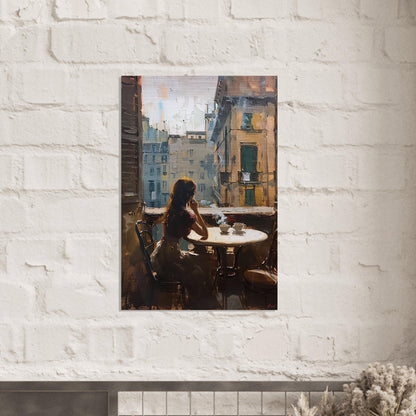 Solitude in the City - Fine arts-print-on-aluminum