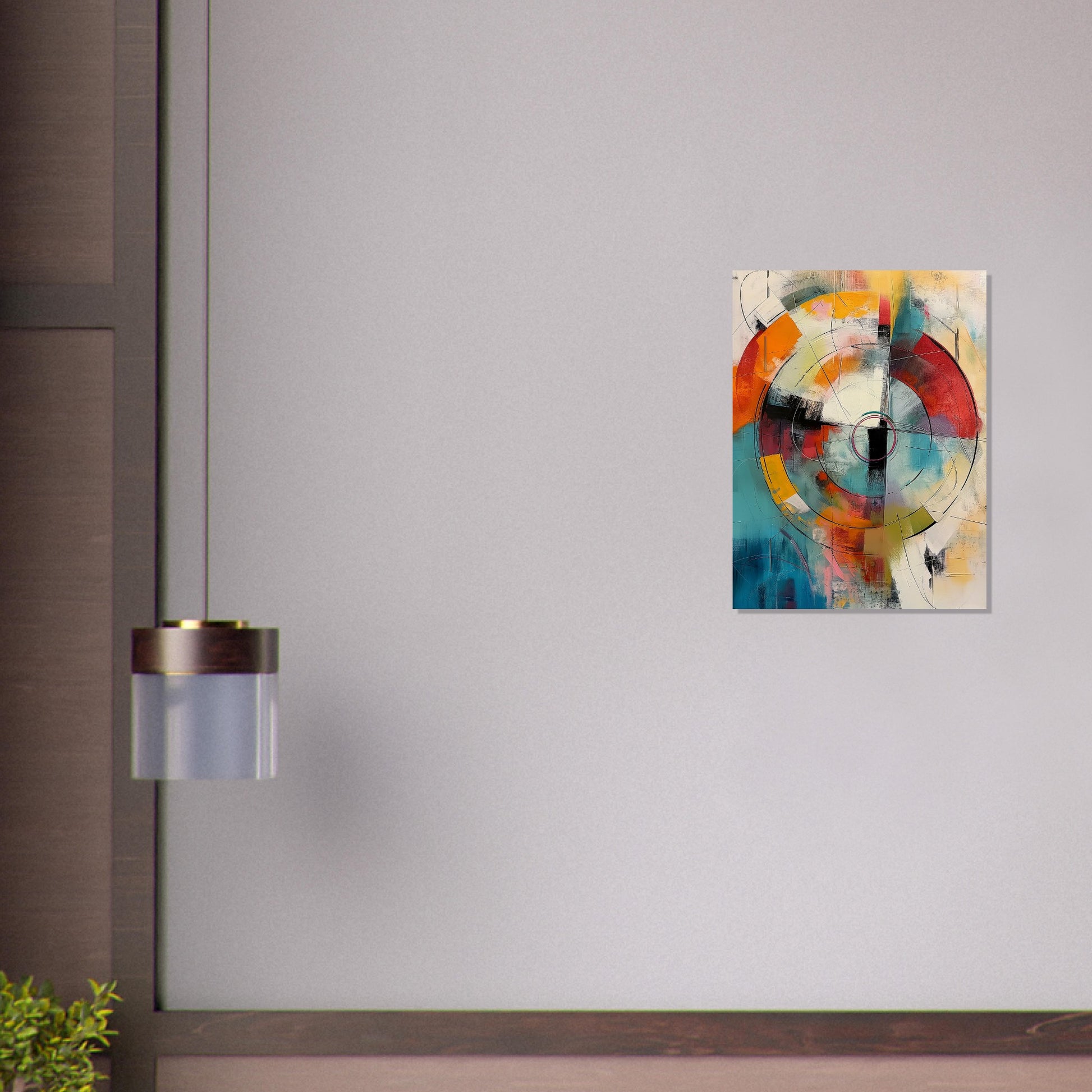 Chromatic Pulse - Modern Abstract Art-poster