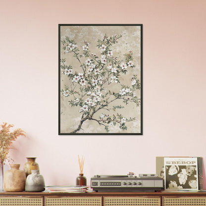 Spring's First Blush - Japanese Sakura Blossoms Art - Floral Art-print-in-aluminum-frame