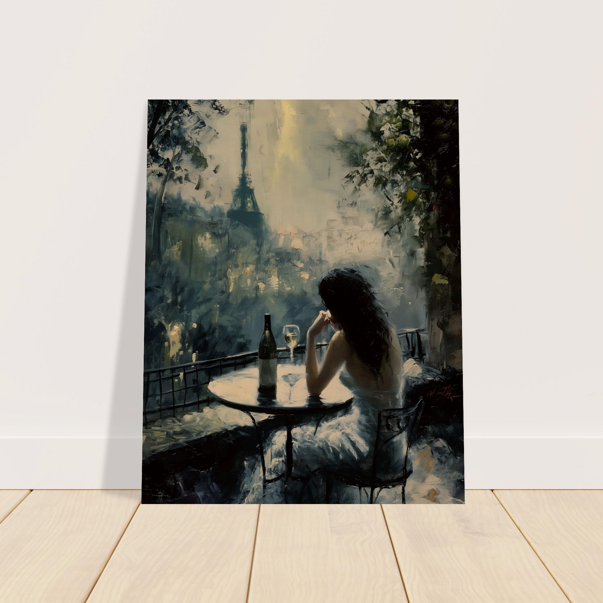 Solitude in Paris - Fine arts-poster