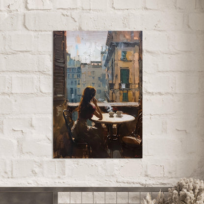 Solitude in the City - Fine arts-print-on-aluminum