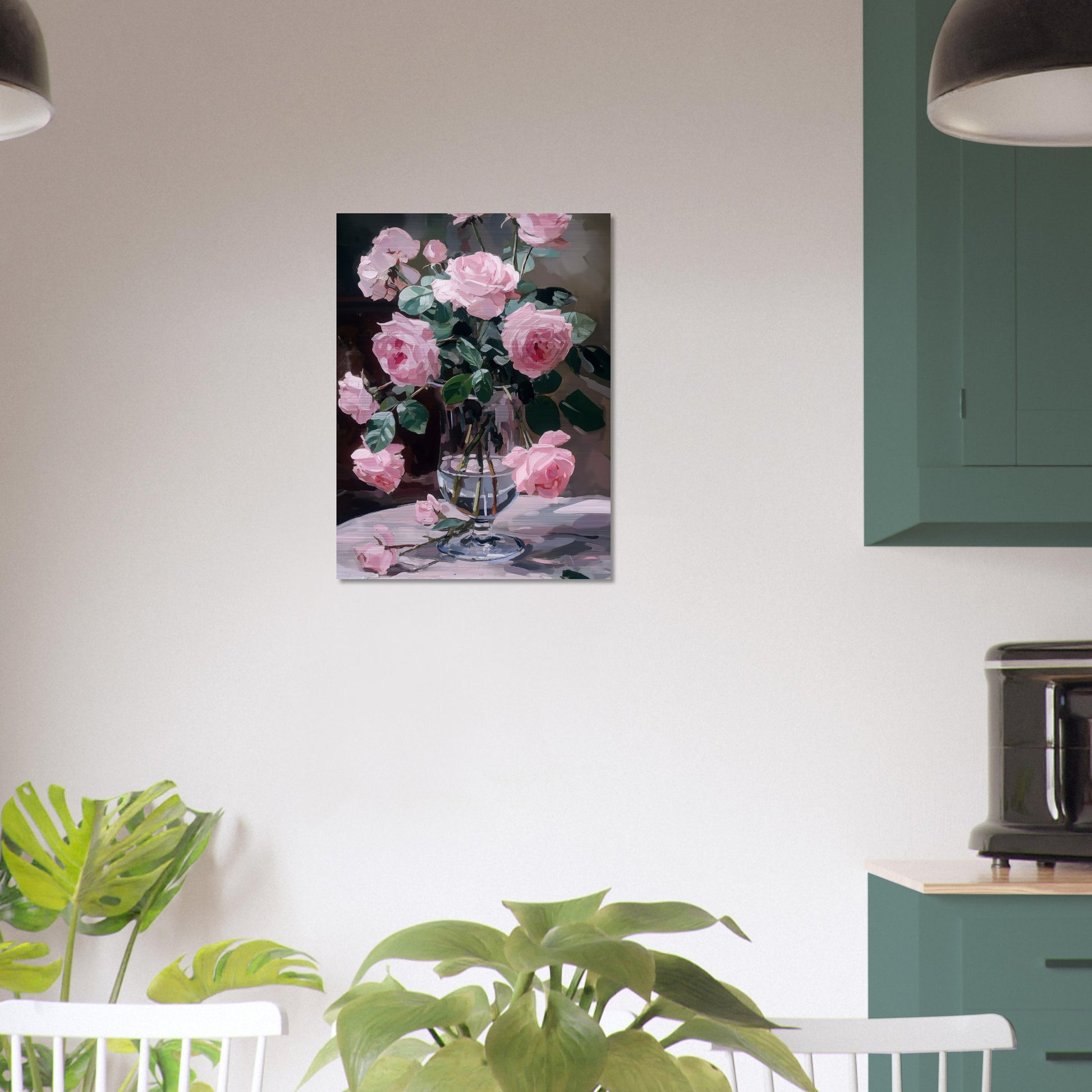 Ephemeral Blooms in Repose - Floral Art-print-on-aluminum