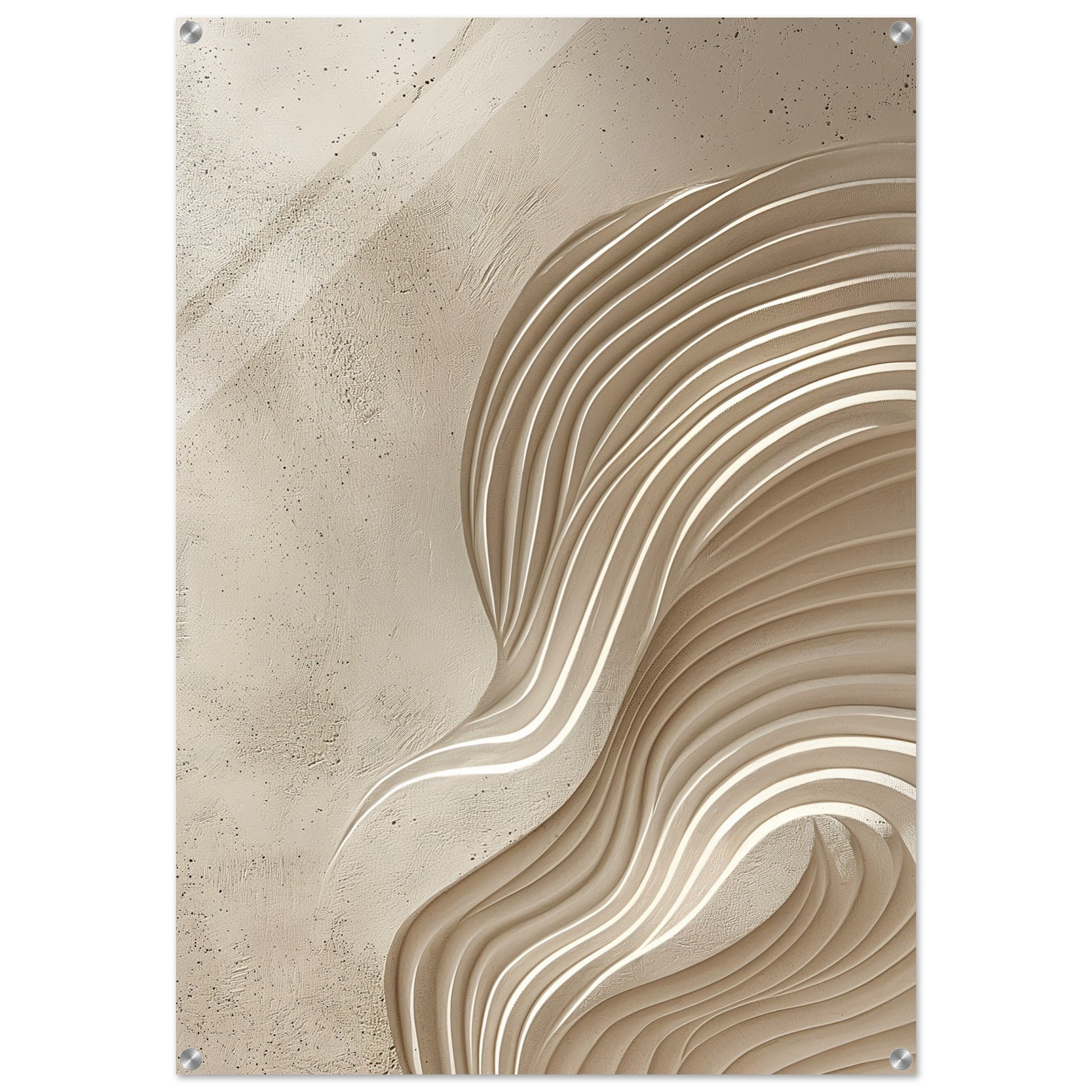 Desert Waves - Abstract wall art-print-on-acrylic