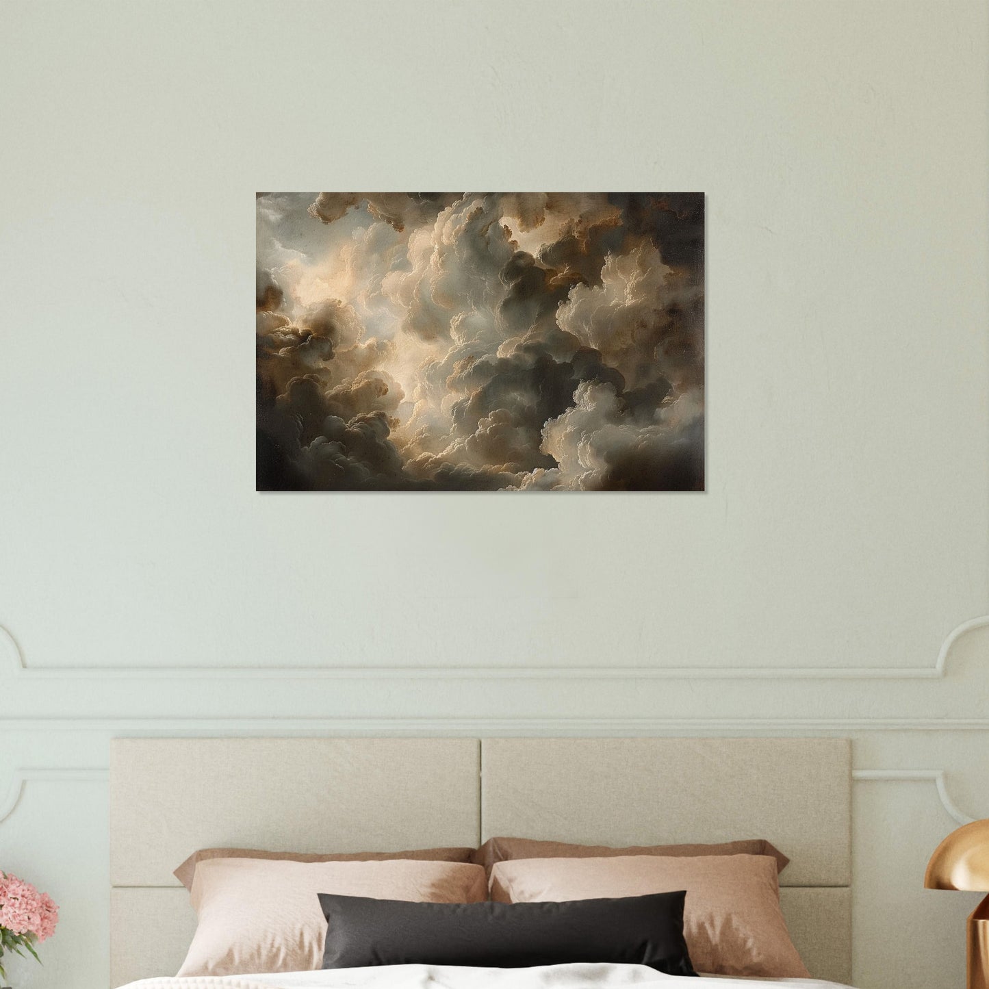 Majesty Above - The Theatrical Cloudscape Canvas - Nature Art-print-on-foam-board