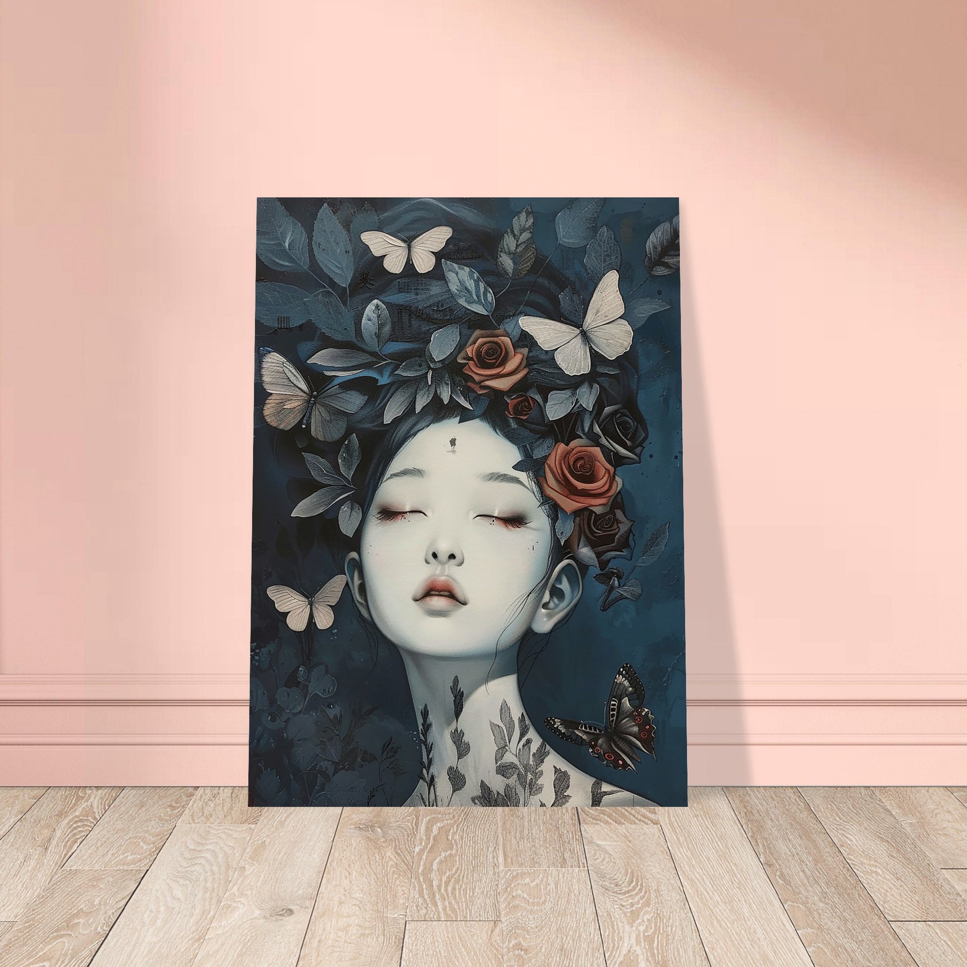 Whispers of Flora - Abstract Wall Art-poster