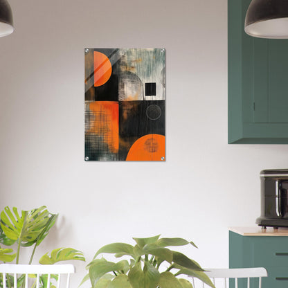 Harmony in Asymmetry - Abstract wall art-print-on-acrylic