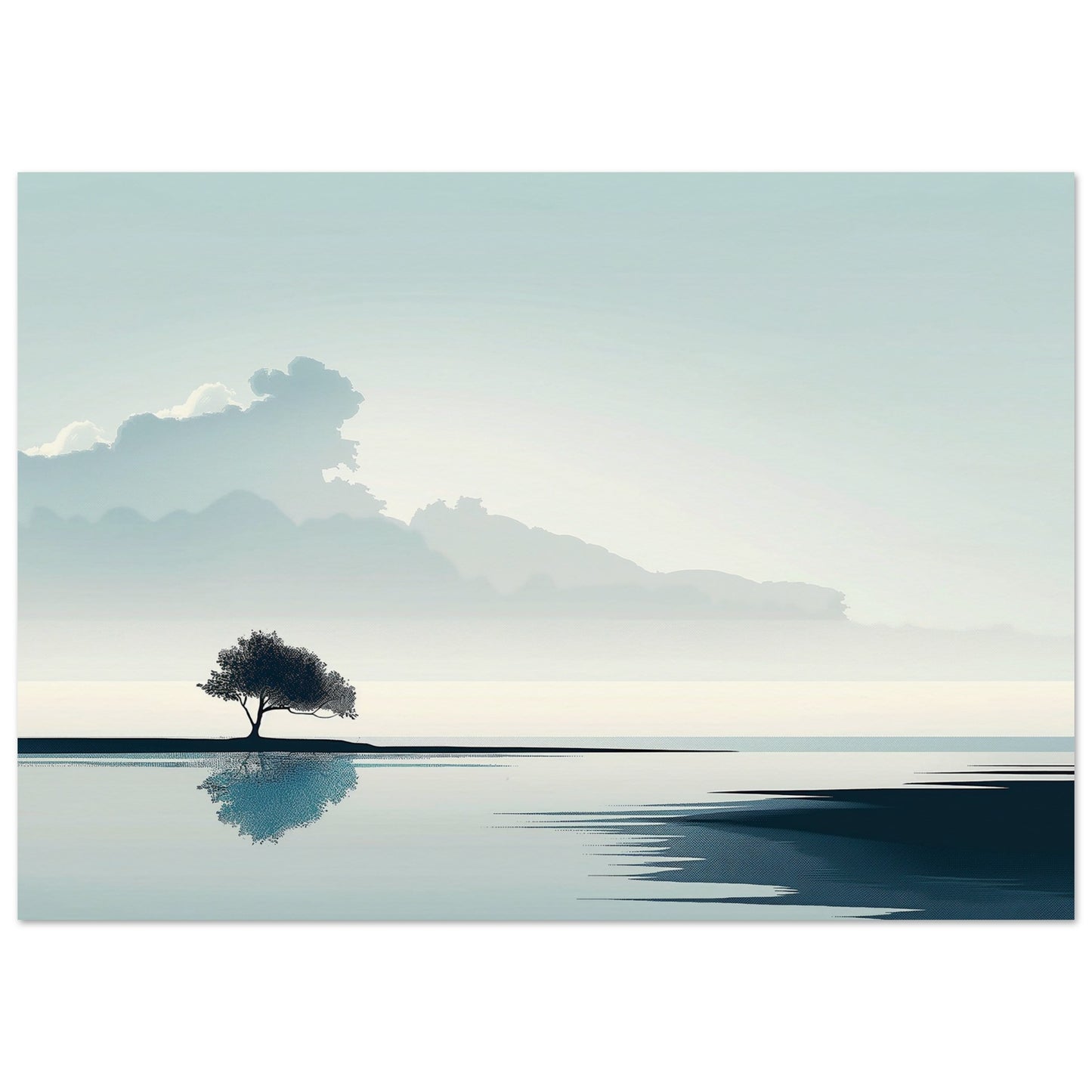 Tranquil Horizons - Landscape Art-poster