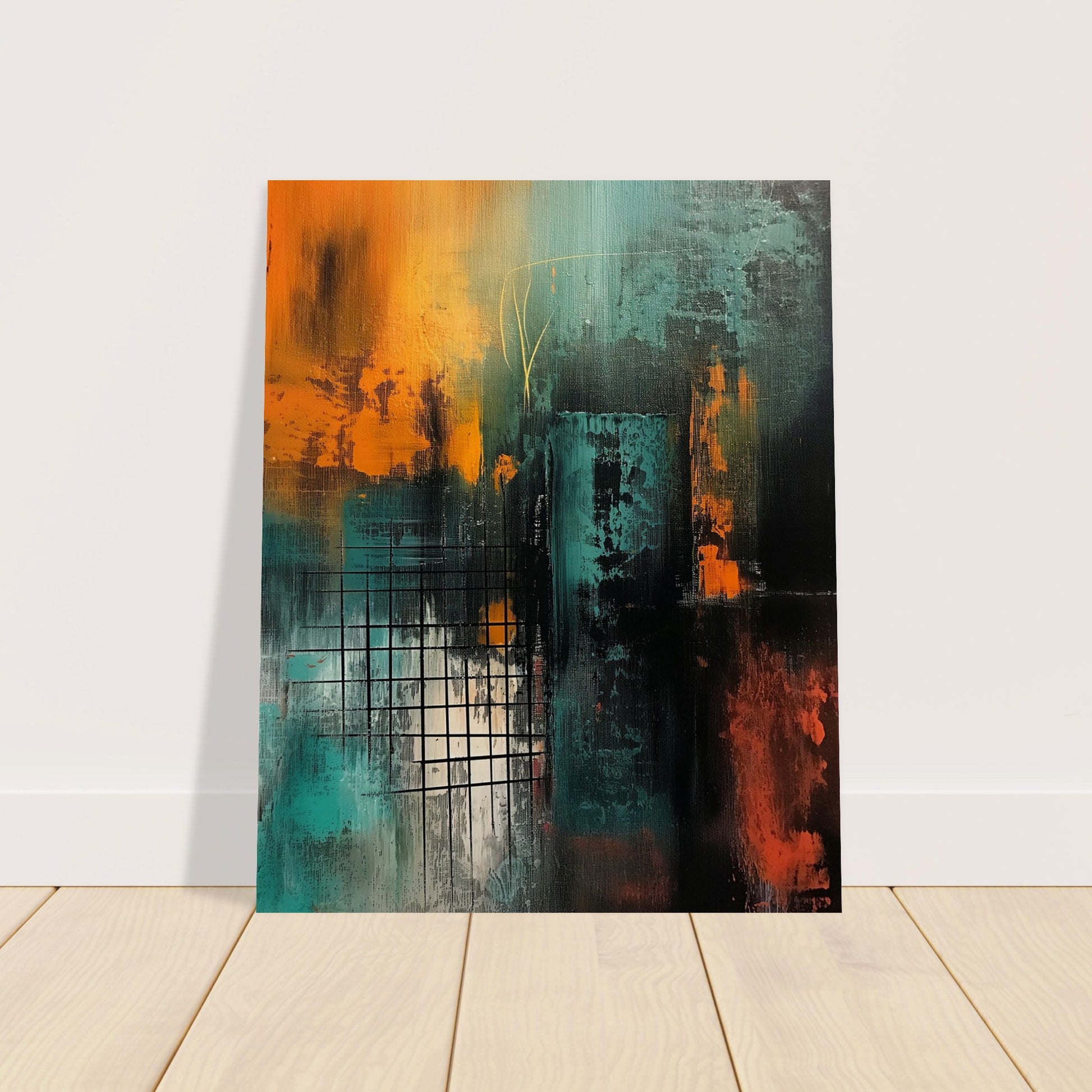 Urban Metamorphosis - Abstract Wall Art-poster