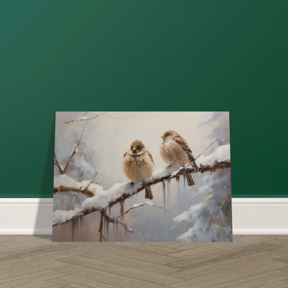 Winter Whispers - Nature Art-poster