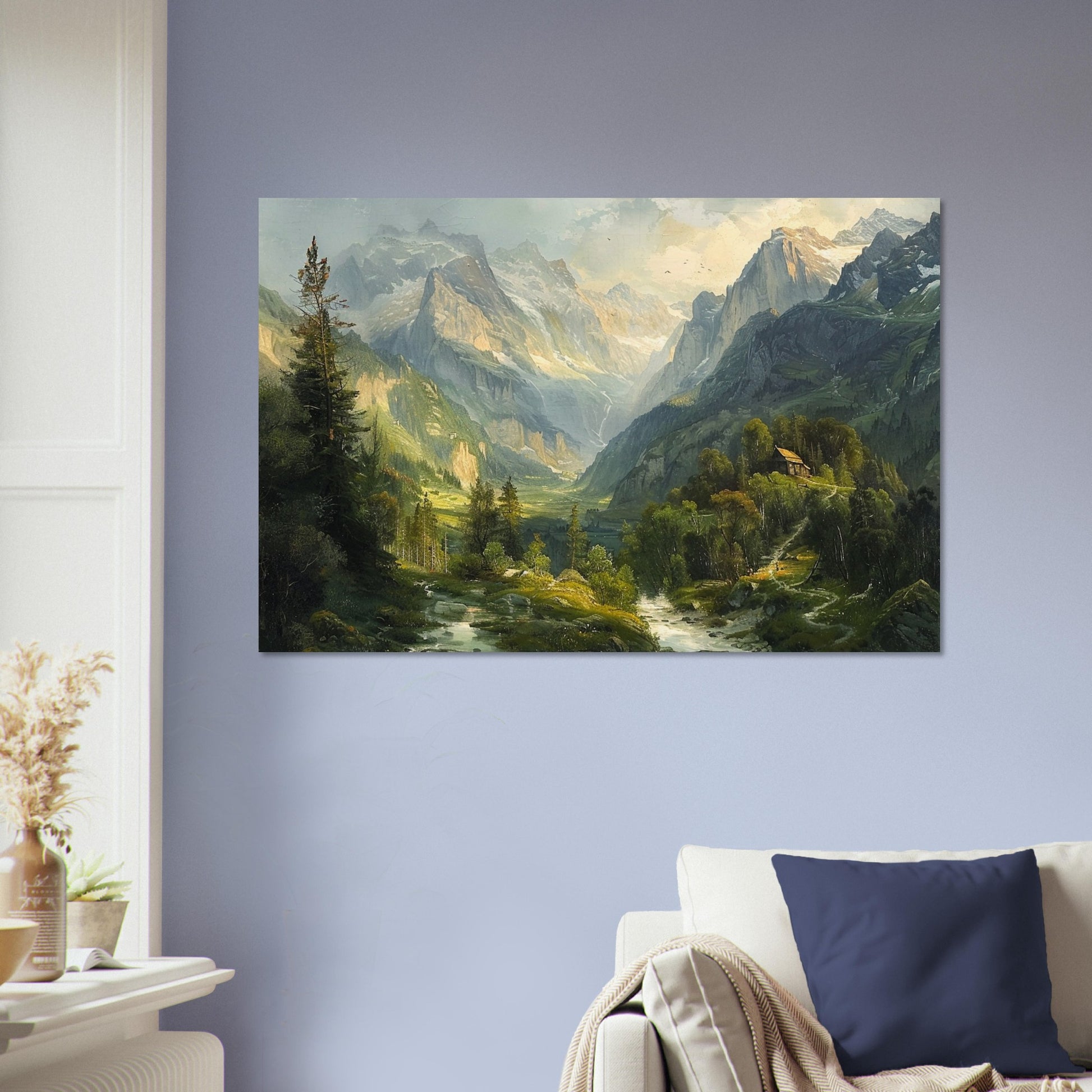 Alpine Serenity - A Portrait of the Tztal Valley - Nature Art-poster