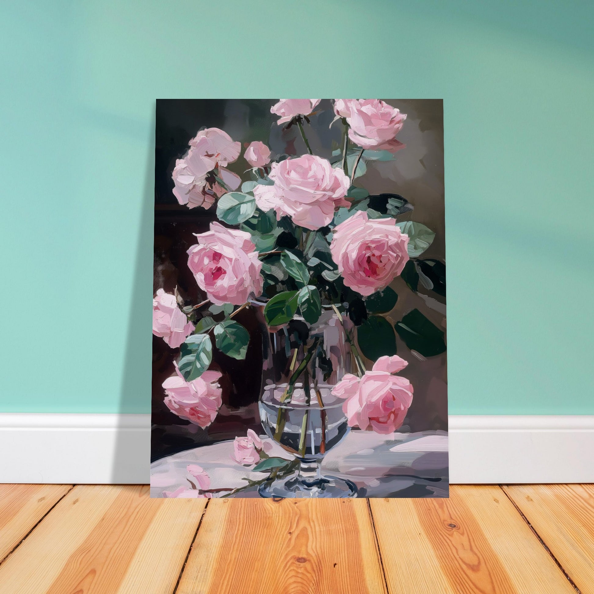 Ephemeral Blooms in Repose - Floral Art-poster