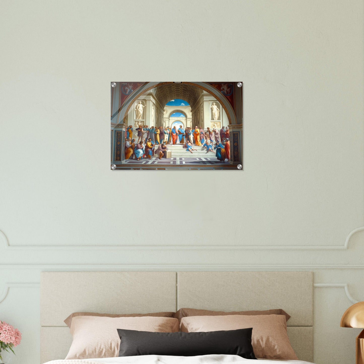 Conclave of Enlightenment - Homage to The School of Athens - Classic Art-print-on-acrylic