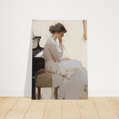 Sonatas Silent Muse A Pensive Melody - Classic Art-poster