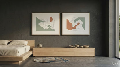 Coastal Silhouette No.1 & No. 2
